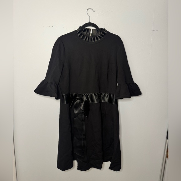 kate spade Dresses & Skirts - Kate Spade Black Dress with Satin Ruffles